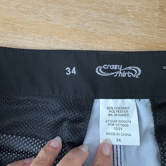 Crazy Shirts Expedition Shorts Mens 34 Cargo Performance Stretch Pattern - Picture 7 of 12